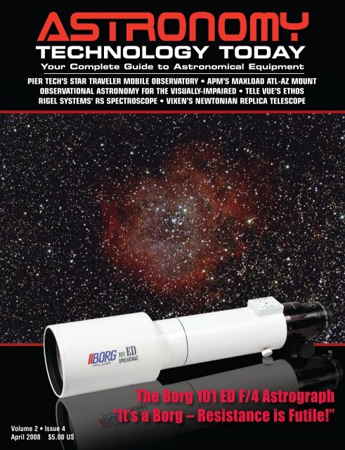 Cover Pages Issue 11:1 - Astronomy Technology Today