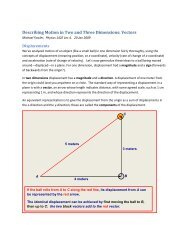 Vectors - Galileo and Einstein