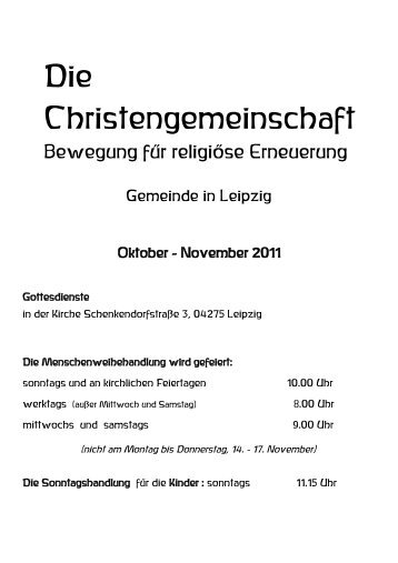 Die Christengemeinschaft