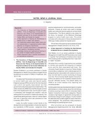 notes, news & journal scan - Academy of Hospital Administration