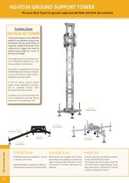 HD/FD34 GROUND SUPPORT TOWER