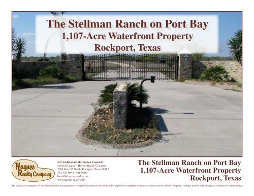 The Stellman Ranch on Port Bay - Haynes Realty