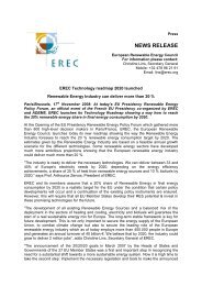 EREC Press release 2020 Roadmap 17 11 01 - European ...
