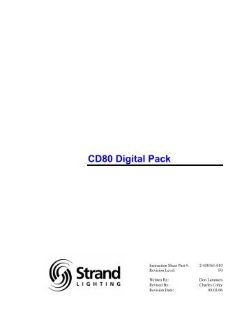 CD80 Digital Pack - Grand Stage Company