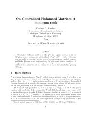 On Generalized Hadamard Matrices of minimum rank