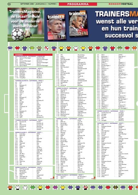 seizoen 2008/2009 nummer 1 - Rondom Voetbal