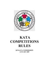 KATA COMPETITIONS RULES