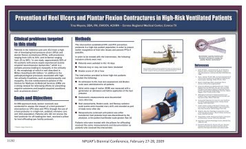 Prevention of Heel Ulcers and Plantar Flexion Contractures