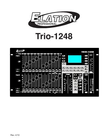 TRIO 1248 User Manual (pdf) - Elation Professional