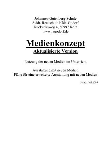 Medienkonzept - Realschule Godorf