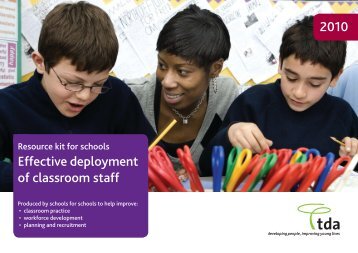 effective deployment of classroom staff resource kit for schools