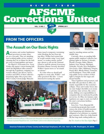 Spring 2011 ACU Newsletter The Assault on Our Basic ... - AFSCME