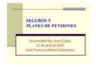 seguros y planes de pensiones - FCJS - Universidad Rey Juan Carlos