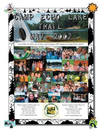 May 2007.indd - Camp Echo Lake