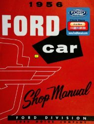 DEMO - 1956 Ford Car Shop Manual - FordManuals.com