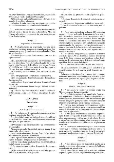 Decreto-Lei n.Âº 210/2009, de 3 de Setembro - AgÃªncia Portuguesa ...