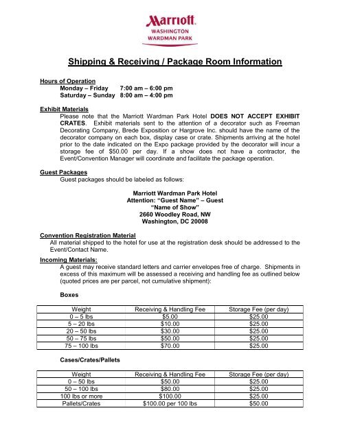 Shipping And Receiving Ndsc Convention