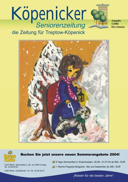 Liebe Leserinnen und Leser der Köpenicker ... - Trafo Verlag