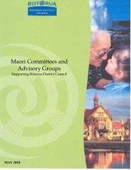 Maori Committees, advisory groups and forums within Rotorua ...