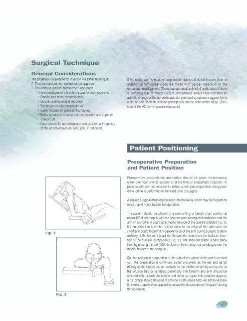 Copeland Shoulder, Biomet - ShoulderDoc.co.uk