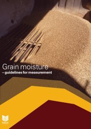 Grain moisture - HGCA