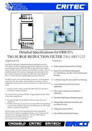Technical Spec TSG SRF 3125(PDF) - Energy Correction Options
