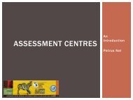 Introduction to Assessment Centres - ACSG