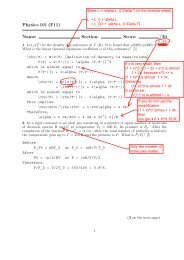 Statistical Physics: a jogging course - Yoono.org