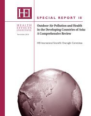 Outdoor Air Pollution and Health in the Developing Countries of Asia ...