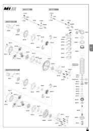 Exploded view - Team Magic M1B - HRC Distribution