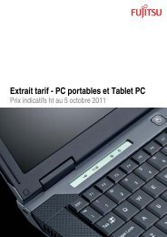 Extrait tarif - PC portables et Tablet PC