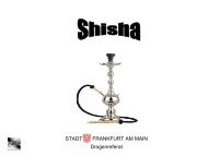 PrÃ¤sentation zum Thema Shisha (pdf, 66 KB) - Frankfurt am Main