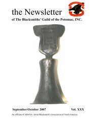 sep oct 2007 2.pub - Blacksmiths' Guild of the Potomac