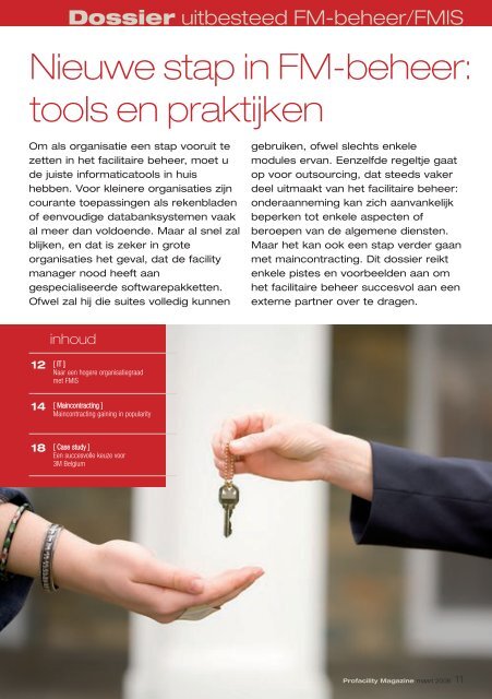 Download gratis de PDF van dit artikel om het ... - ProFacility.be