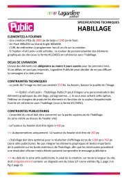 Habillage (PDF) - LagardÃ¨re PublicitÃ©