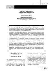 LIFE CYCLE ANALYSIS (LCA) - Majalah Ilmiah Unikom