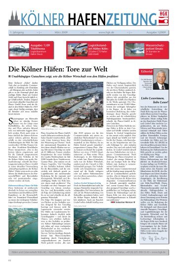 Die Kölner Häfen - Verband Kölner Spediteure und Hafenanlieger e ...