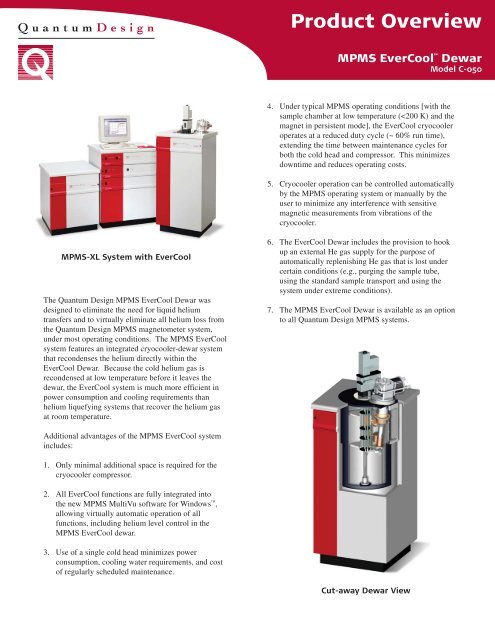 MPMS EverCool - Quantum Design, Inc.