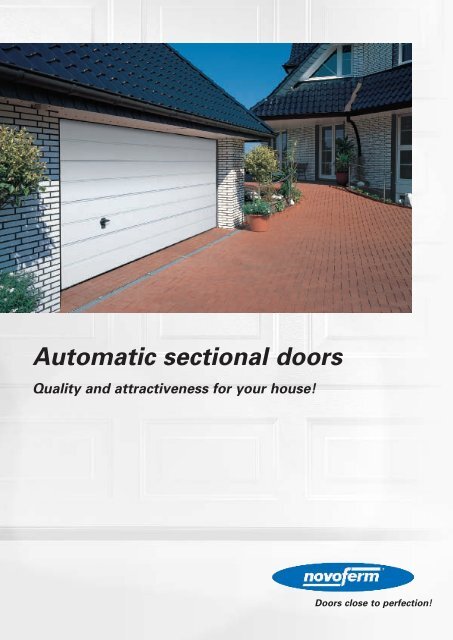 Automatic sectional doors - Novoferm