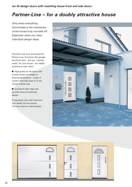 Automatic sectional doors - Novoferm