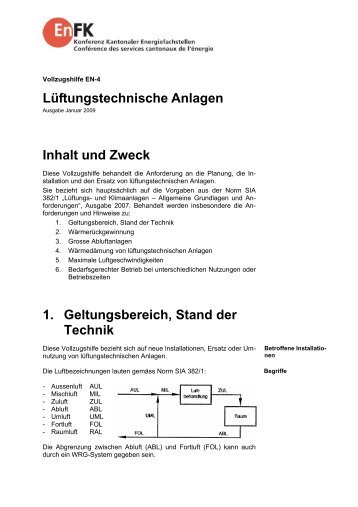 EN-4 Lüftungstechnische Anlagen - ENDK Konferenz Kantonale ...