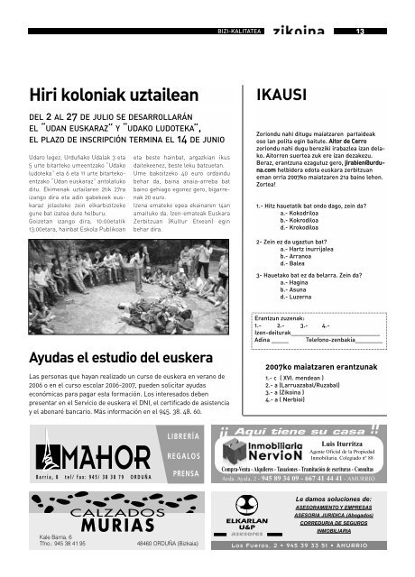 0 - zikoina 119 junio PDF - UrduÃ±ako Udala