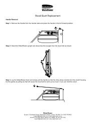 RECOIL BUSH REPLACEMENT - Waterrower.biz