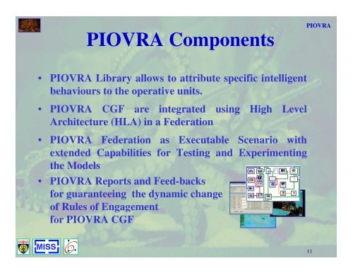 PIOVRA - Liophant Simulation