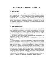 PR´ACTICA 11. MODULACI´ON FM. 1 Objetivo. 2 Introducci´on.