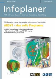 ANSYS â€“ das volle Programm - CAD-FEM GmbH