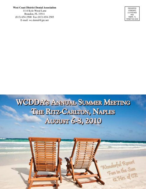 wcdda's annual summer meeting august 6-8, 2010 - West Coast ...