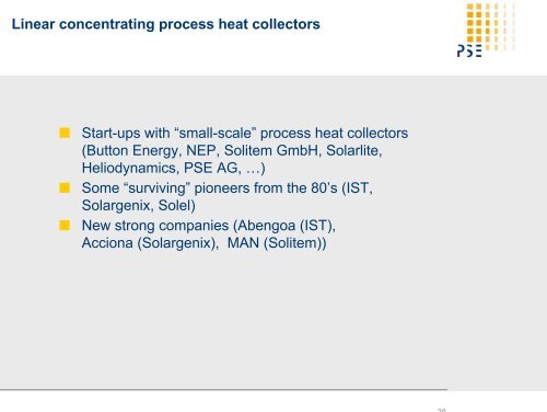 Solar Generation of Industrial Process Heat