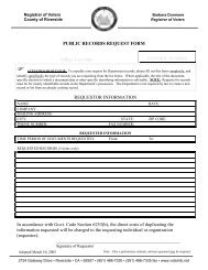 California Public Records Act (CPRA) form - Riverside County ...