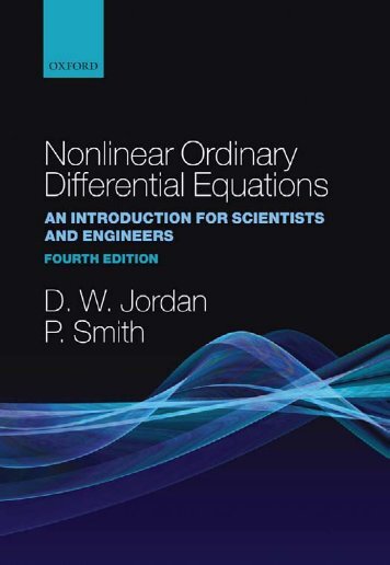 Nonlinear Ordinary Differential Equations : An ... - FENOMEC